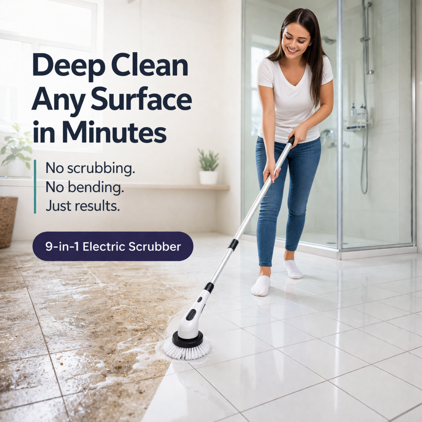 9 in 1 Electric Scrubber