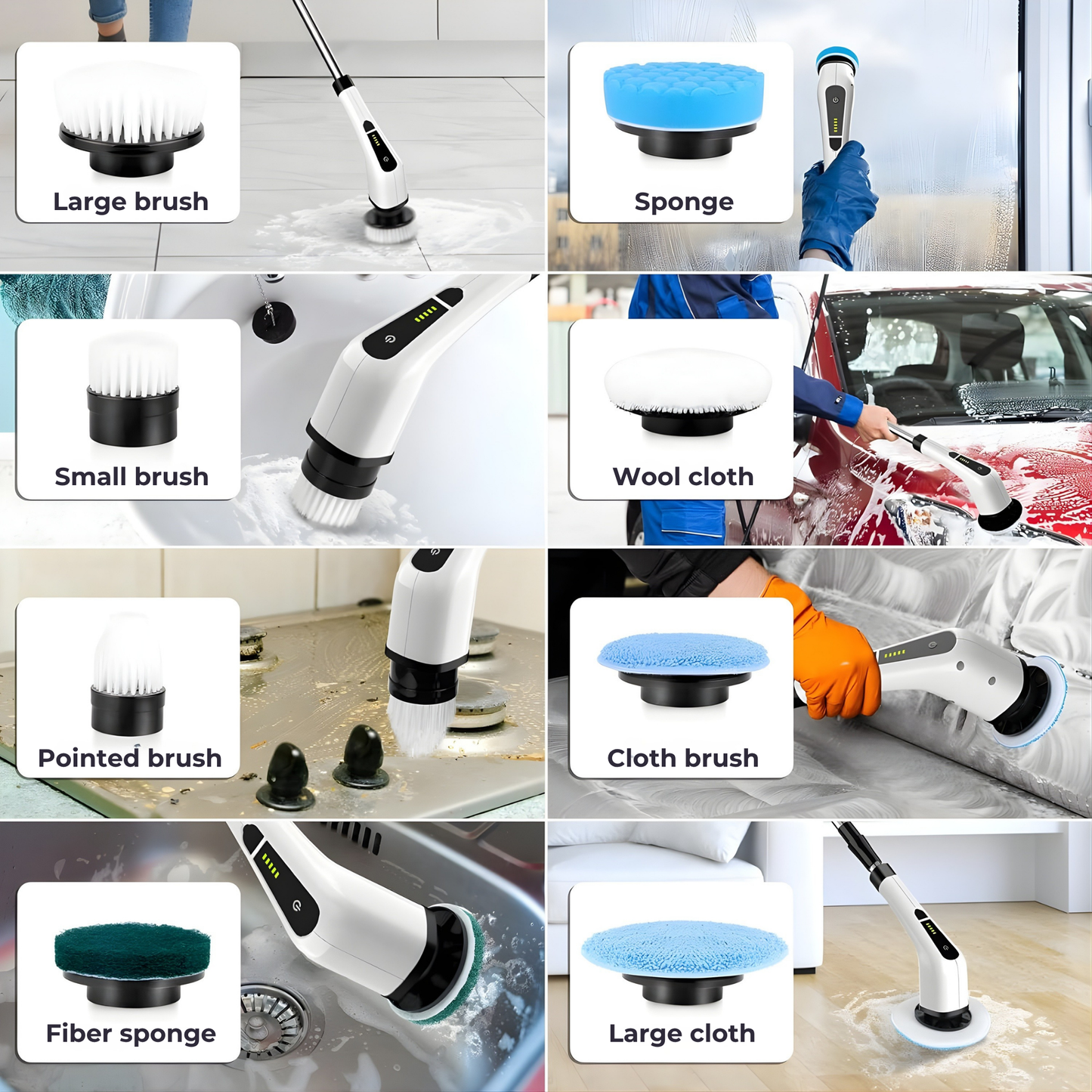 9 in 1 Electric Scrubber